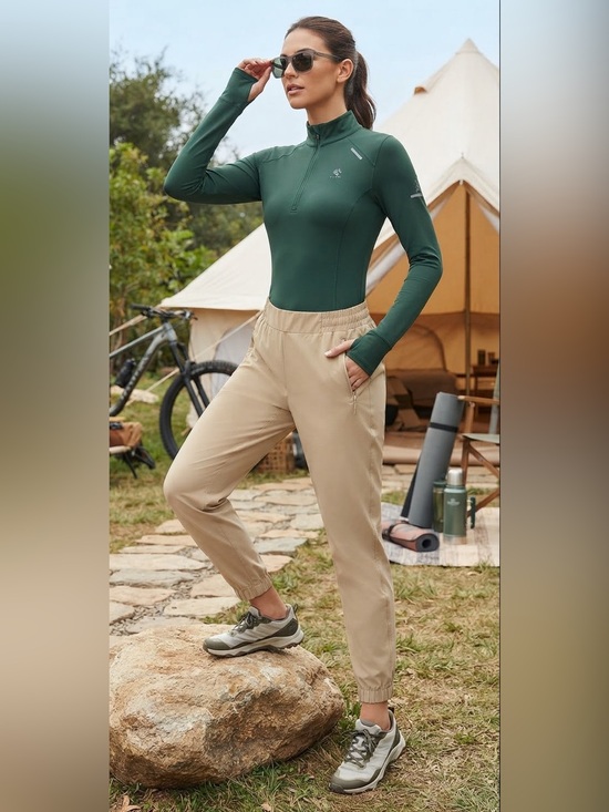 Old Navy Pants - Old Navy Khaki Elastic-Waist Joggers
